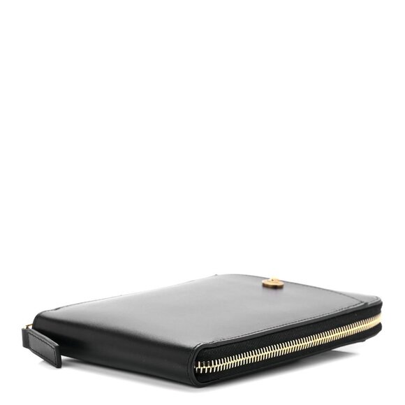 Versace Calfskin La Medusa Zip Around Lanyard Pouch - Picture 9 of 13